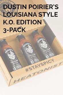Dustin Poirier Hot Sauce - KO Edition 3 Pack B6
