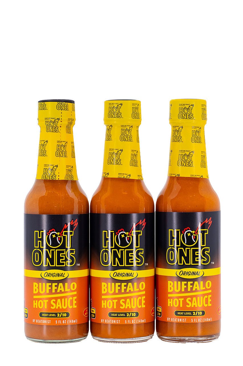 Buffalo Hot Sauce 3-Pack | Hot Ones Hot Sauce T1