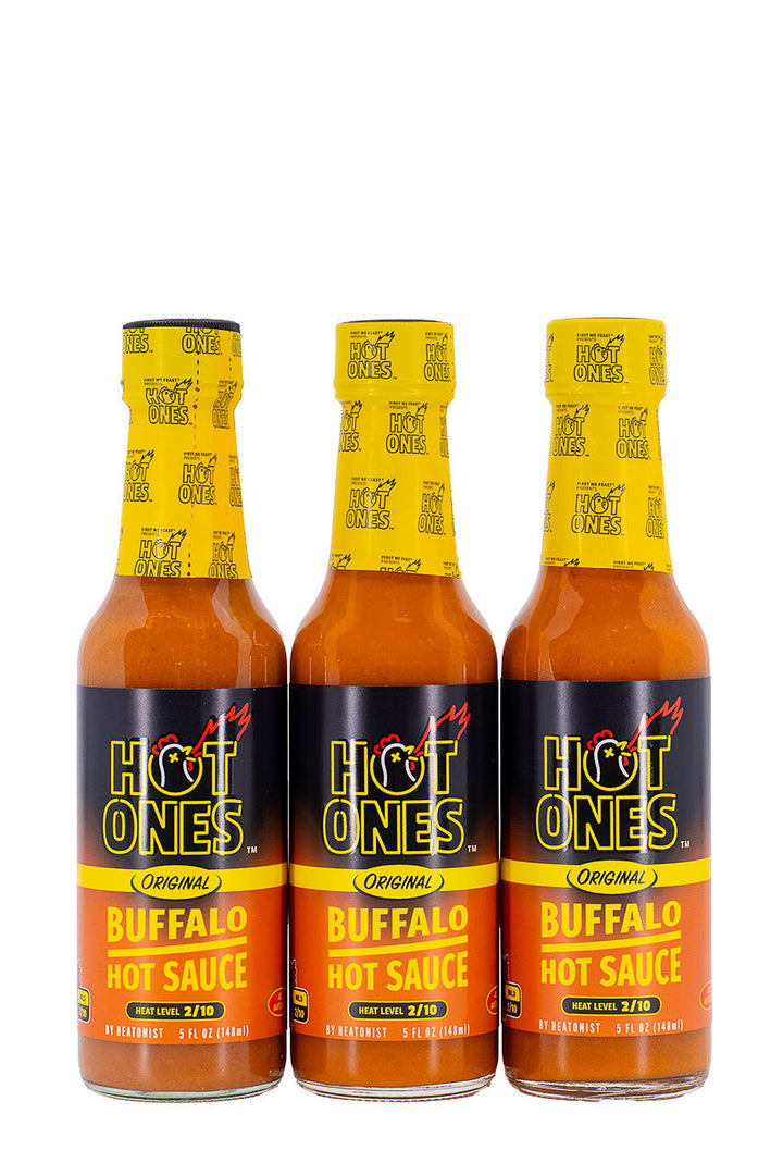Buffalo Hot Sauce 3-Pack | Hot Ones Hot Sauce T1
