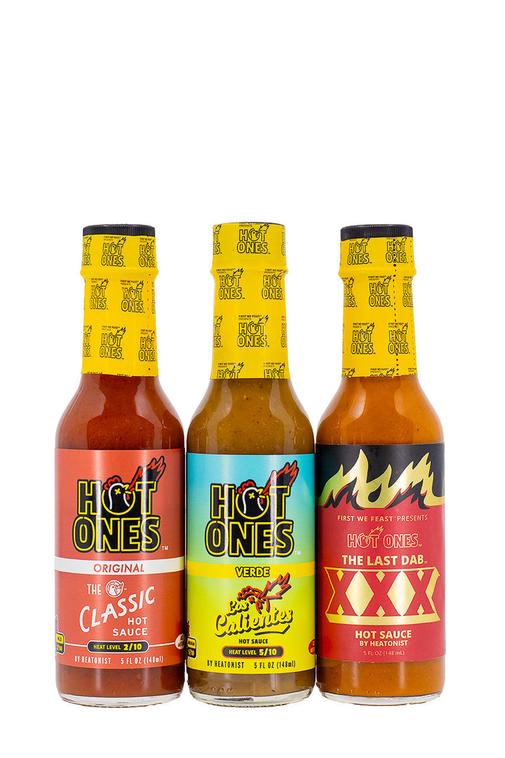 Hot Ones Trio Pack - Original | Hot Ones Hot Sauce U3